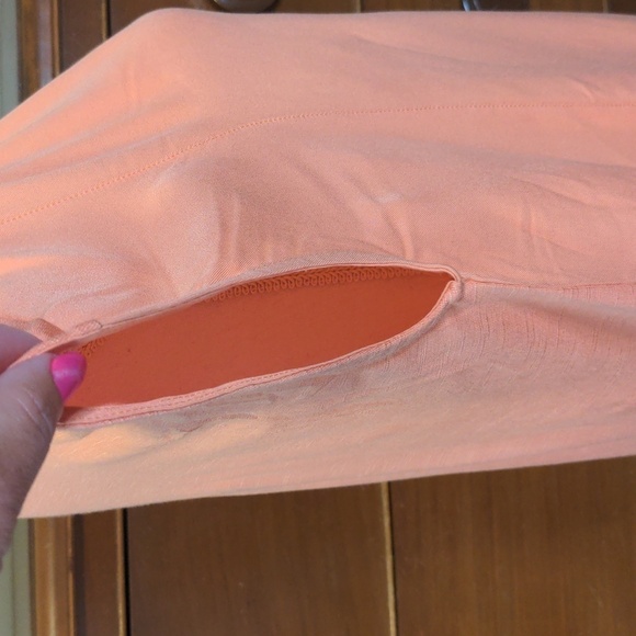 Nine West Sleeveless Blouse Sherbet Orange NWT - Picture 6 of 9